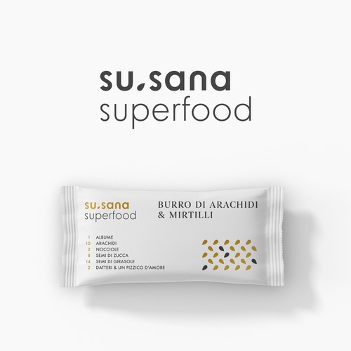 Cereal logo with the title 'su.sana superfood'