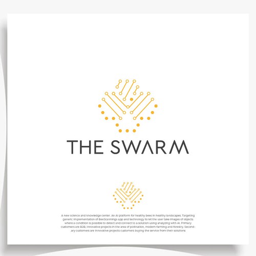 Environmental brand with the title 'Logo for Bee Scanning Company '