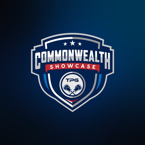 Lacrosse logo with the title 'logo for Commonwealth Showcase'