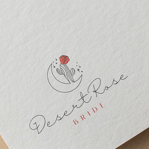 Bridal design with the title 'Bridal store logo design'