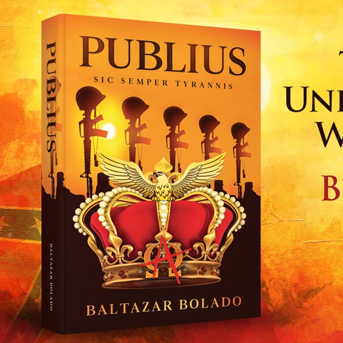 History design with the title 'Book Launch Campaign Ads'