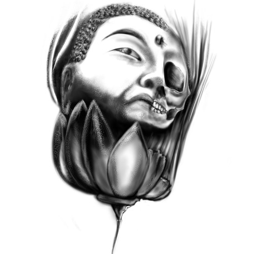 Mystic design with the title 'Tattoo contest entry'