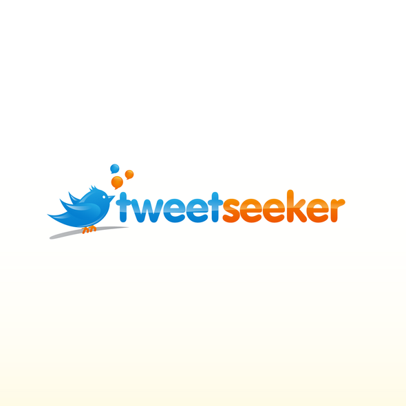 酷以标题“TweetSeeker”twitter的标志