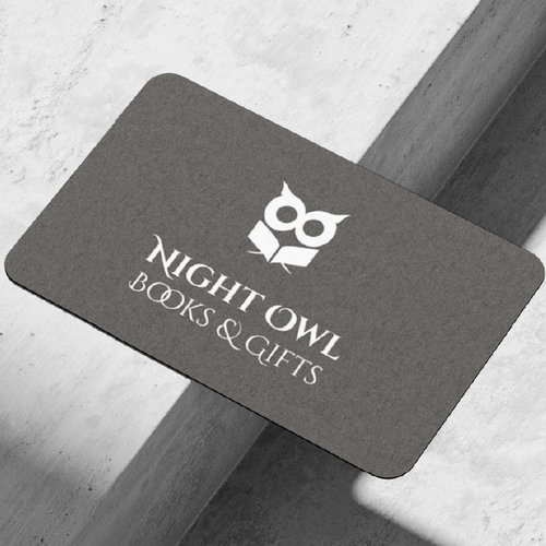 Book brand with the title 'Night Owl Books & Gifts'