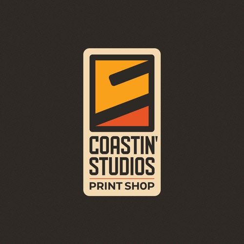 Print design with the title 'Apparel & Printing Logo Design'