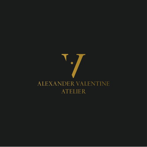 Interior design brand with the title 'Alexander Valentine Atelier'
