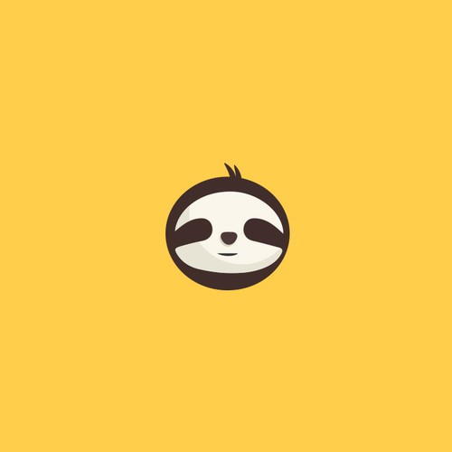 Sloth logo with the title 'logo Proposal for slothgrip'