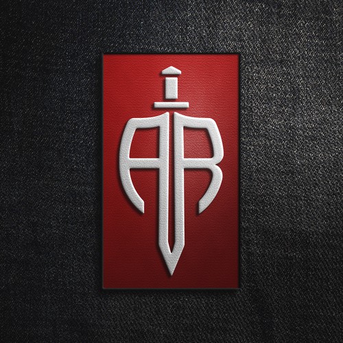 Blade design with the title 'AR Logo Design'