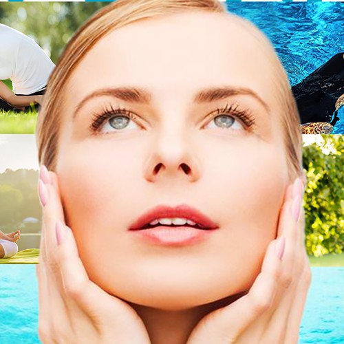 Backdrop design with the title 'Replenish Brands Backdrop design proposal'