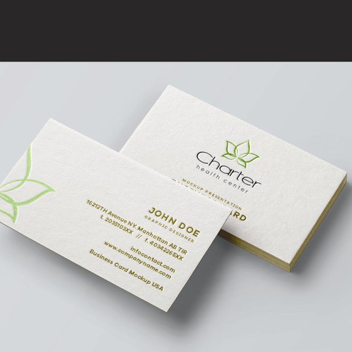 Spa brand with the title 'Health center logo design'