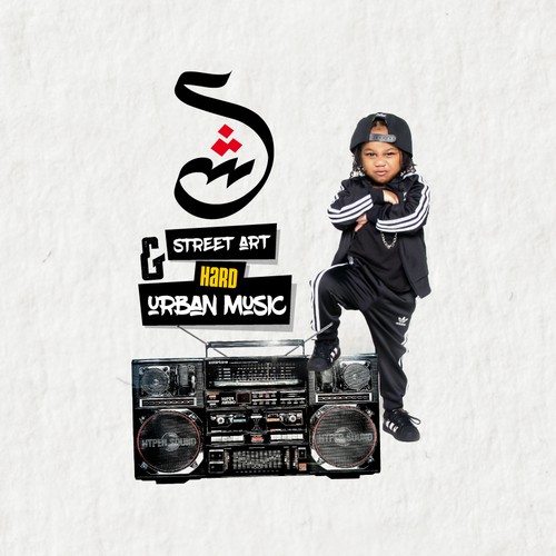 Street art logo with the title 'Shin'