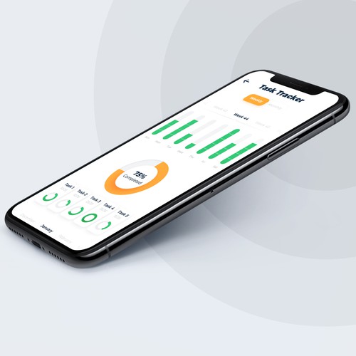 Calendar design with the title '1Muslim App UI Design '