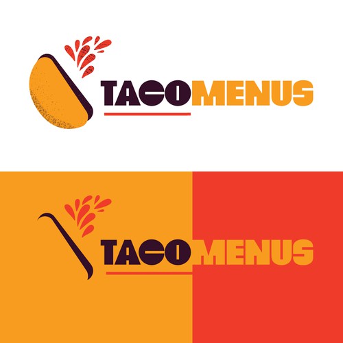 Taco logo with the title 'Tacomenus'