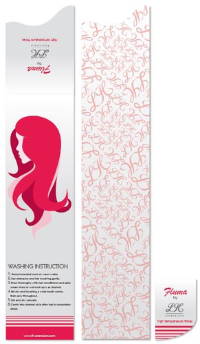 Fashion packaging with the title 'concept for a dye packaging'