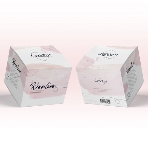 Gift packaging with the title 'Packaging for Wedding Service'