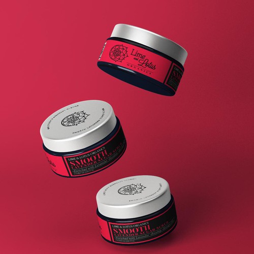 Creative label with the title 'SkinCare Label'