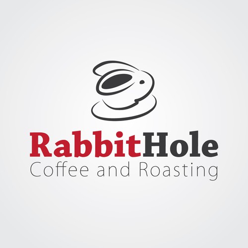 Hole logo with the title 'Help RABBITHOLE coffee and roaster with a new logo'