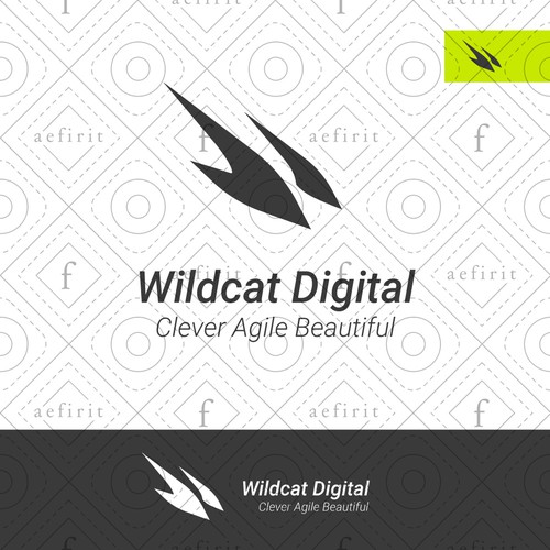 Wildcat logo with the title 'Wild W Logo'