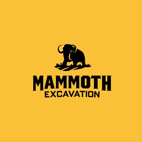 Mammoth design with the title 'Mammoth Excavation'