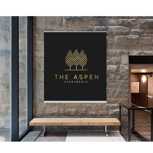 AI brand with the title 'Logo for the apartment community in Amarillo, TX'