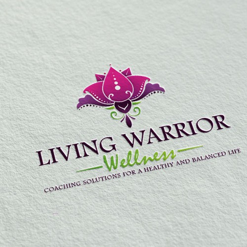 Living design with the title 'Wellness logo'