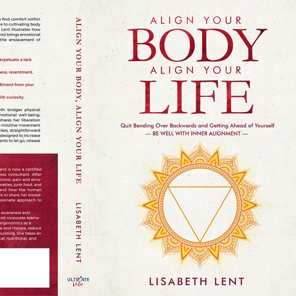 Fitness book cover with the title 'Align your Body, Align your Life. '