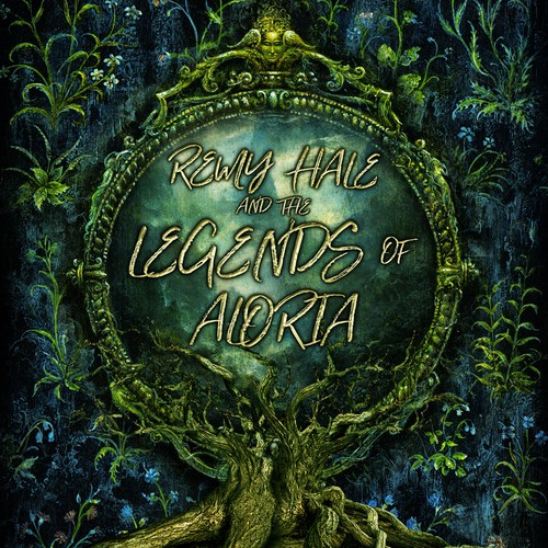 Mirror design with the title 'Book cover design - Remy hale and the legends of Aloria by Juniper Bibblesnap'