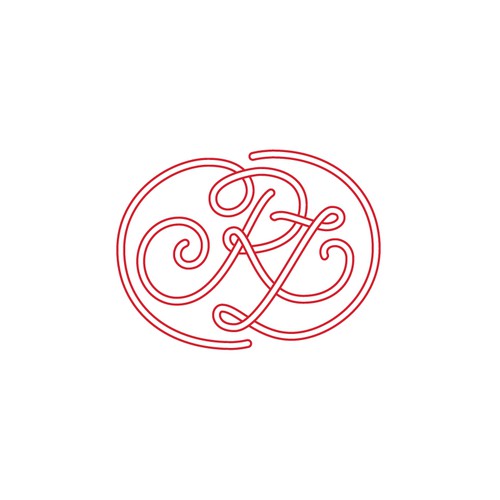 Handwritten brand with the title 'RL logo for personal website'