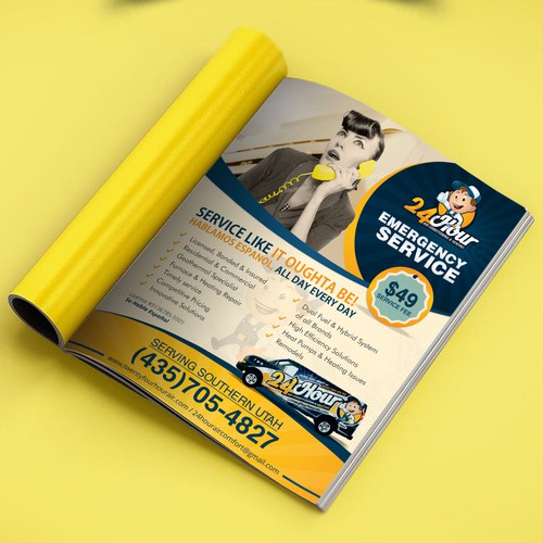 Advertising design with the title 'Vintage Ad Design'