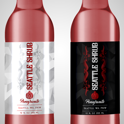 White label with the title 'Seattle Shrub #2'