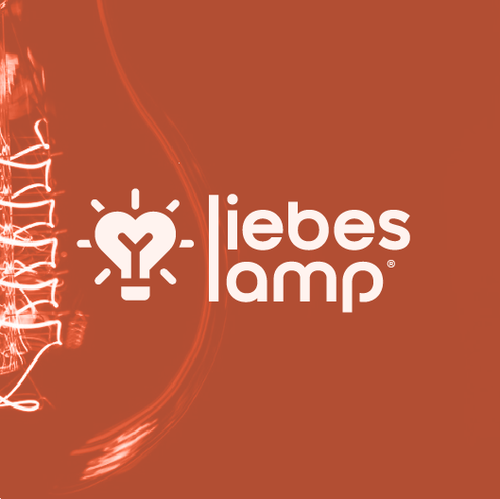 Lamp design with the title 'liebeslamp'