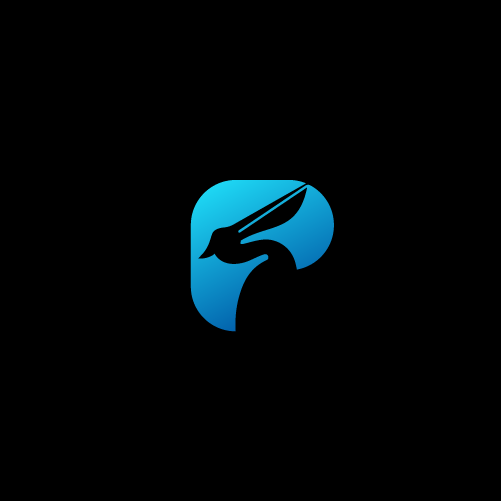 Adobe templates logo with the title 'pelican logo '