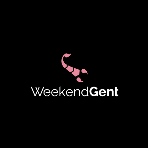 Gentleman logo with the title 'WeekendGent Logo'
