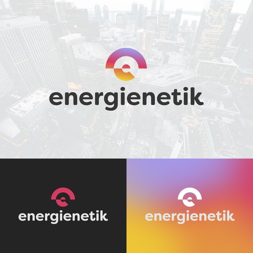 Solar logo with the title 'Winner logo for solar energy company'