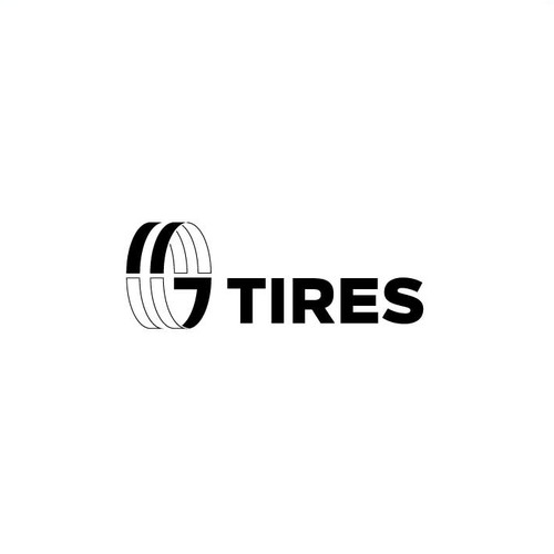 Truck brand with the title 'logo tires'