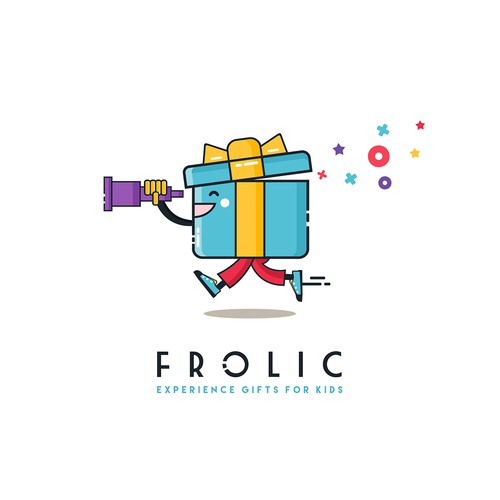 Box brand with the title 'Logo for experience gifting for kids '