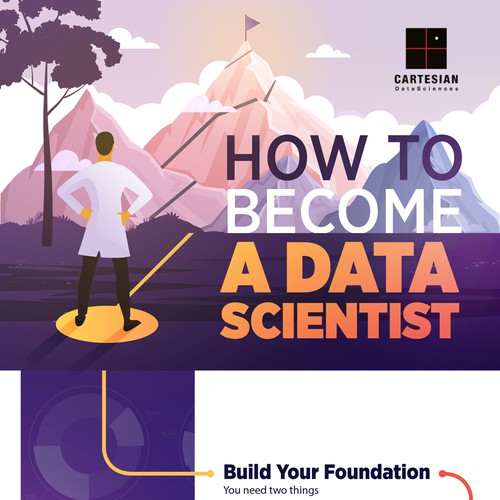 Path design with the title 'Infographic Design'