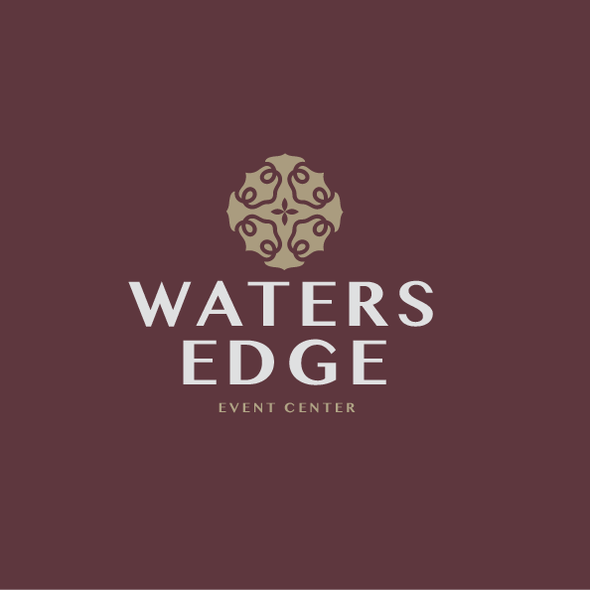 Elegant logo with the title 'Waters Edge'