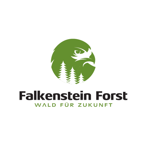 Falcon logo with the title 'Falkenstein Forst'