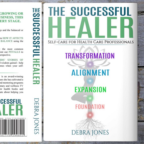 Business book cover with the title 'Design for Healing Businesses'