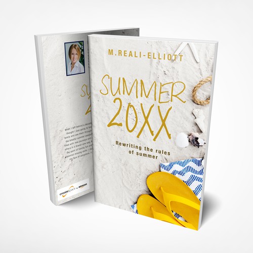 Paperback book cover with the title 'Summer 20XX'