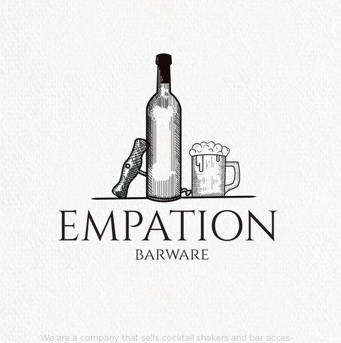 Neutral logo with the title 'Bareware brand needs an elegant logo!'