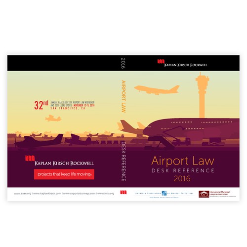 Stylish book cover with the title 'Airport Law'