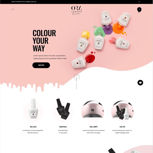Colorful Website Design Inspiration: A-dam
