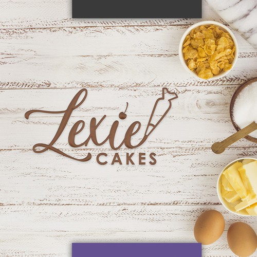 Pastry design with the title 'Bakery logo'