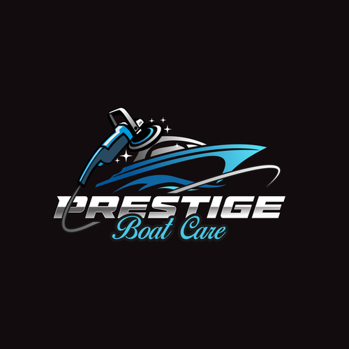 Car painting logo with the title 'Boat Detailing'