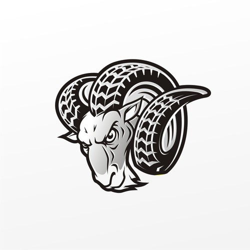 Automotive logo with the title 'Kick Ass Logo For A Tire Store !!'