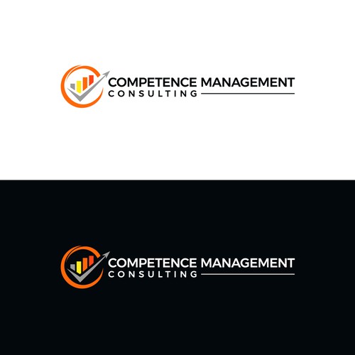 Industrial logo with the title 'Competence Management Consulting'