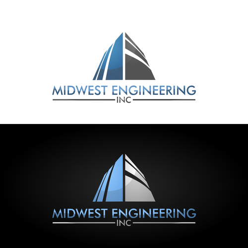 Two-color logo with the title 'Midwest Engineering'