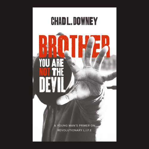 Inspiring design with the title 'Book cover for an inspiring book'